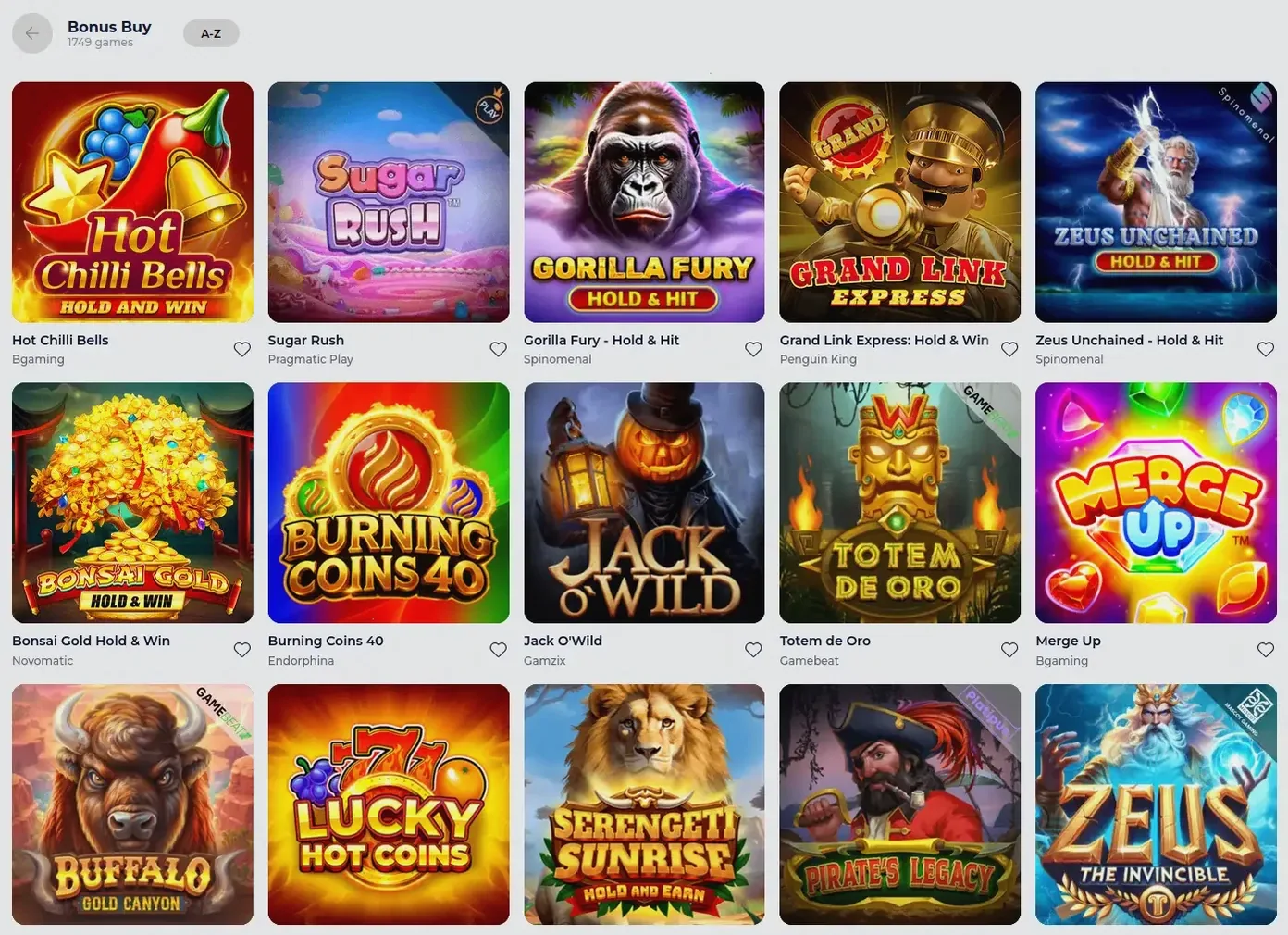 Intense Mobile Spielothek Live Casino Ansicht